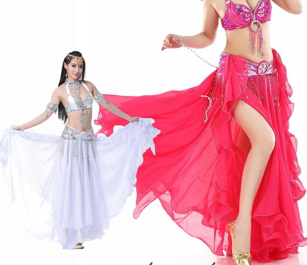 楽天市場】ベリーダンススカート シフォンスカート 社交ダンス衣装