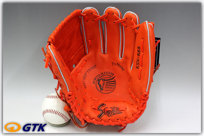 楽天市場】久保田スラッガー 投手 軟式グラブ KSN-K65 Fオレンジ 24PS