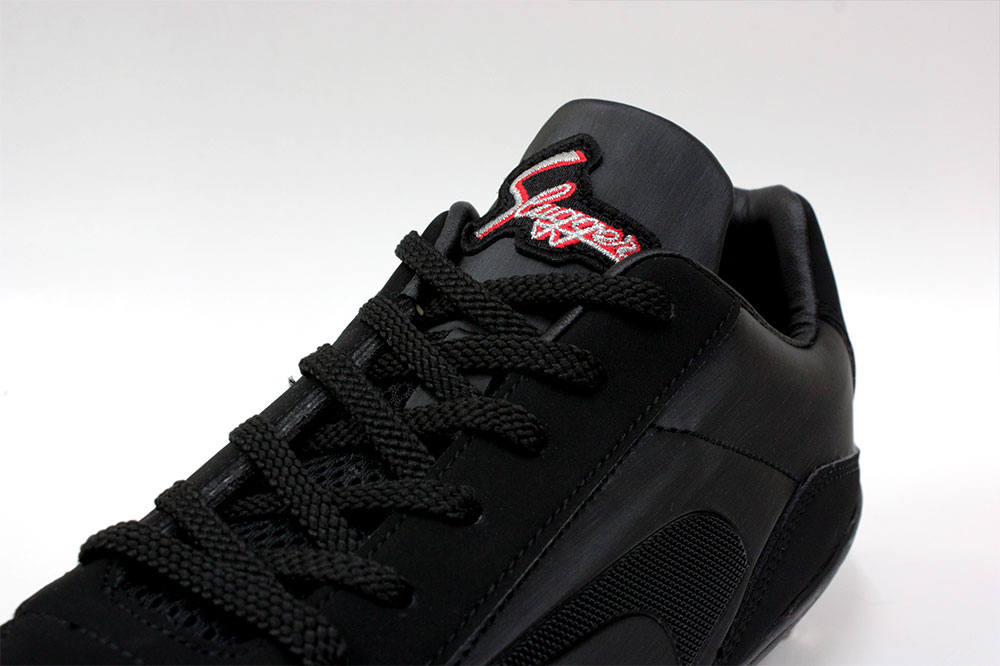 楽天市場】久保田スラッガー スパイク LS02 D-007B ブラック 紐式 樹脂