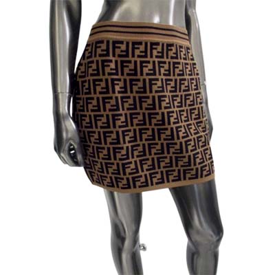 楽天市場】FENDI フェンディ スカート キッズ ニット ミニ 大人着用可