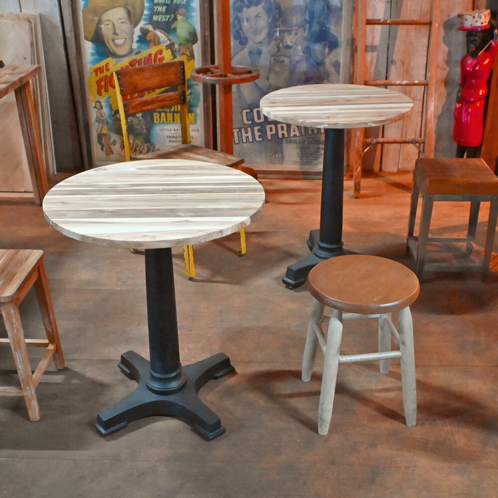 楽天市場】ストライプ チーク テーブルトップ ラウンド (Φ600)【 直径