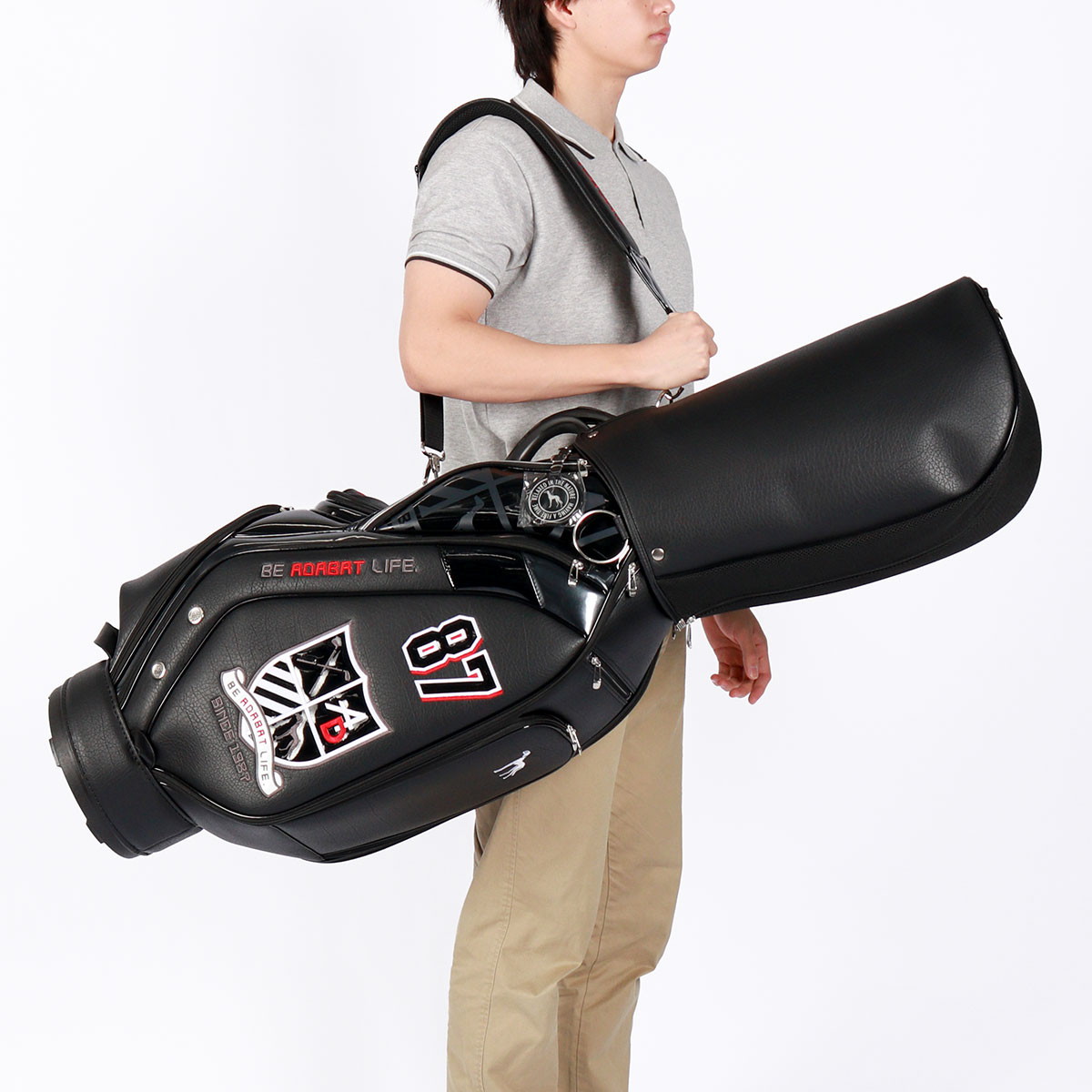 楽天市場】【最大44倍 3/10迄】 アダバット キャディーバッグ メンズ