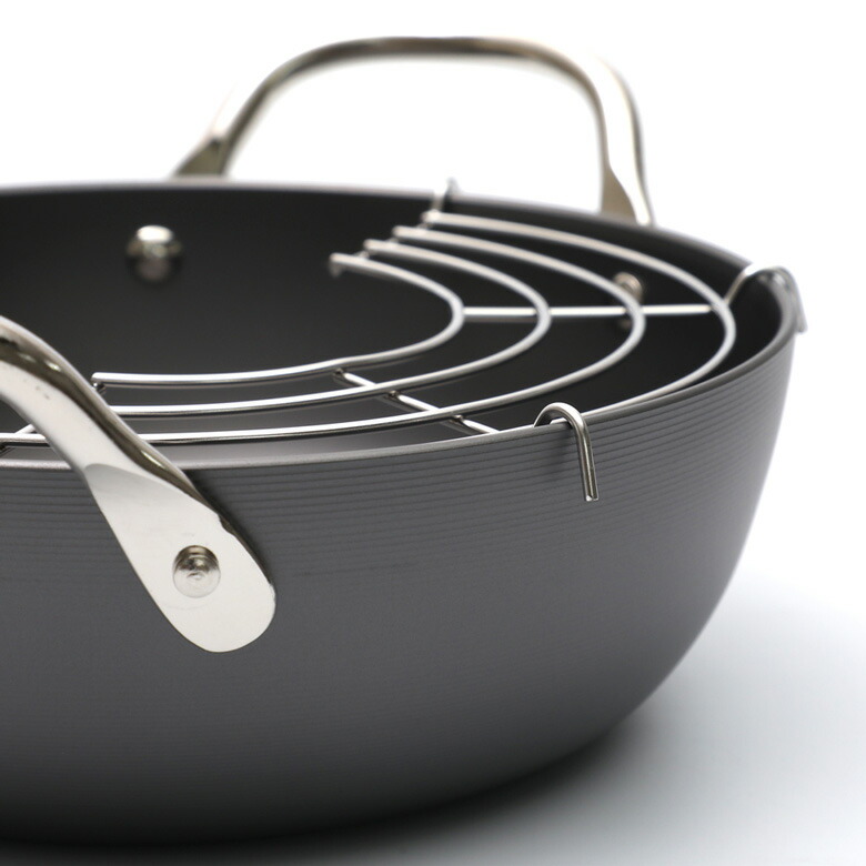 楽天市場】鉄 てんぷら鍋 網付 20cm リバーライト 極 JAPAN 天ぷら鍋 S