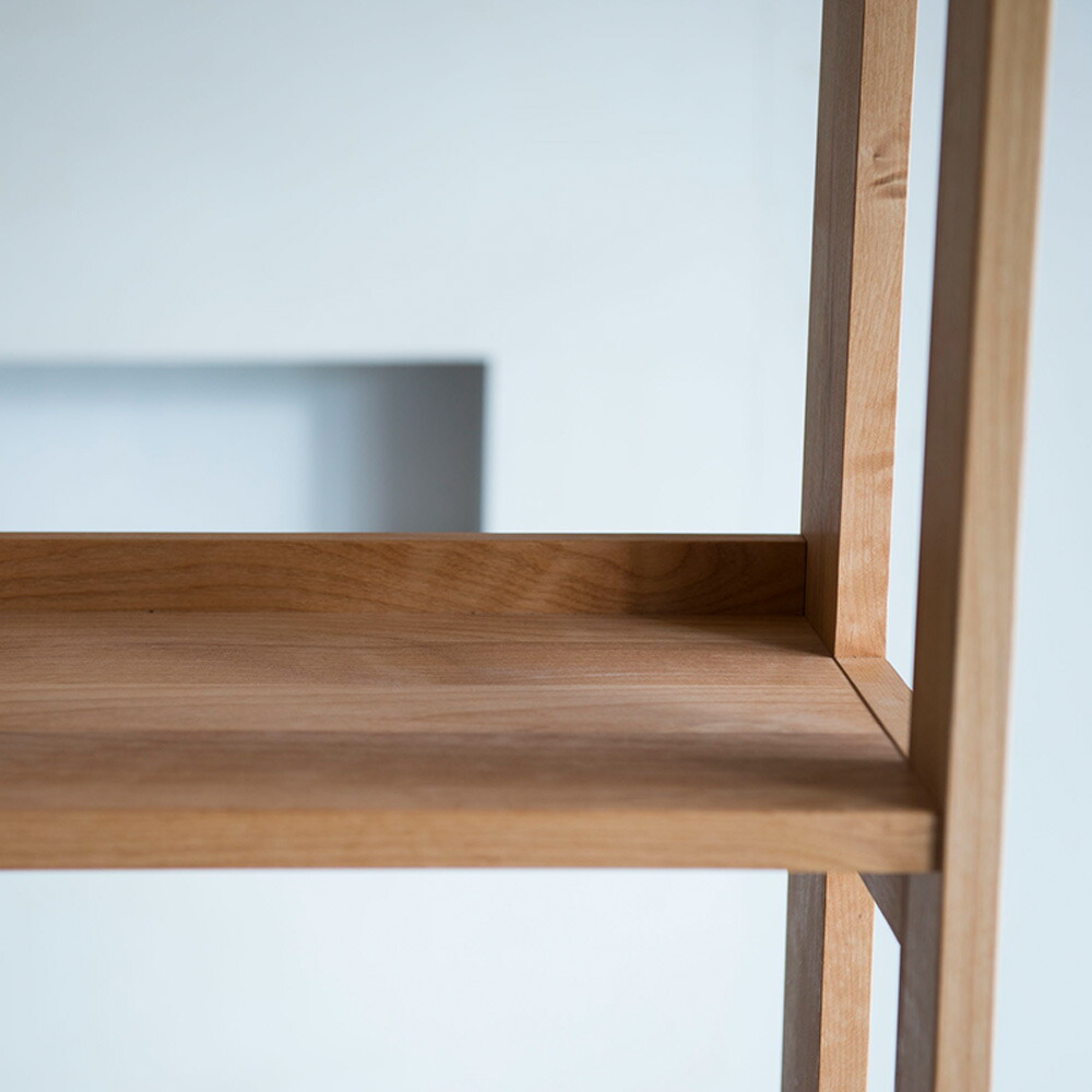 楽天市場】国産 木製 シェルフ 幅100cm 奥行29.2cm 高さ142cm（天然木