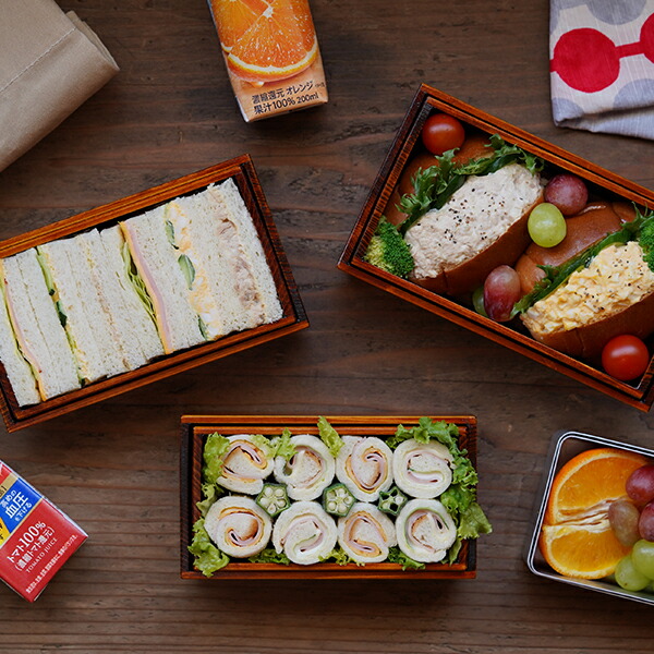 楽天市場】NOKO カブセル弁当箱 生漆塗（中） 大河内家具工房 漆塗り