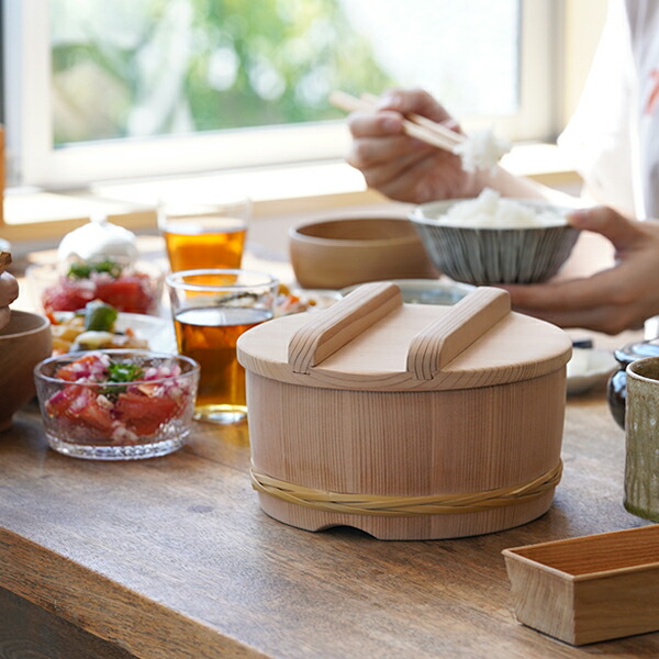 楽天市場】日樽 ミニおひつ 1.5合 お櫃 国産 日本製 秋田杉桶樽 工芸品