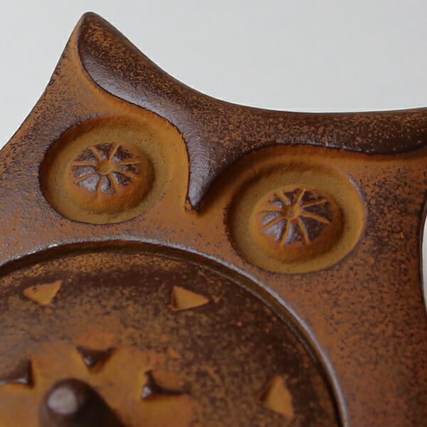 楽天市場】朱肉入れ 朱肉池 ふくろう（丸） 高岡銅器 馬場忠寛