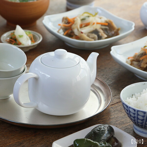 楽天市場】TG(ティージー) ティーポット 840/520ml 磁器 白磁 茶器