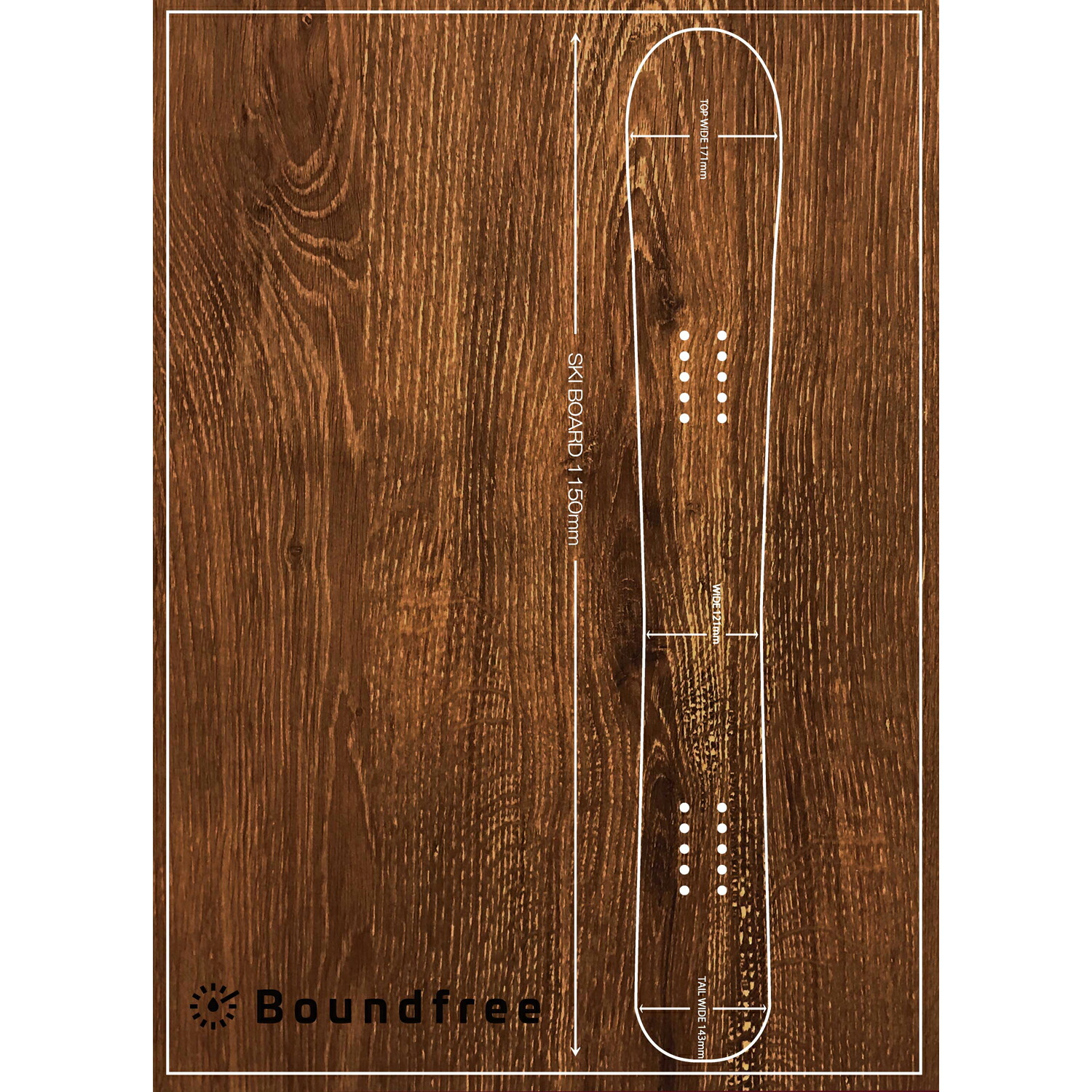楽天市場】NEW MODEL Boundfree SNOWSKATE スノースケート