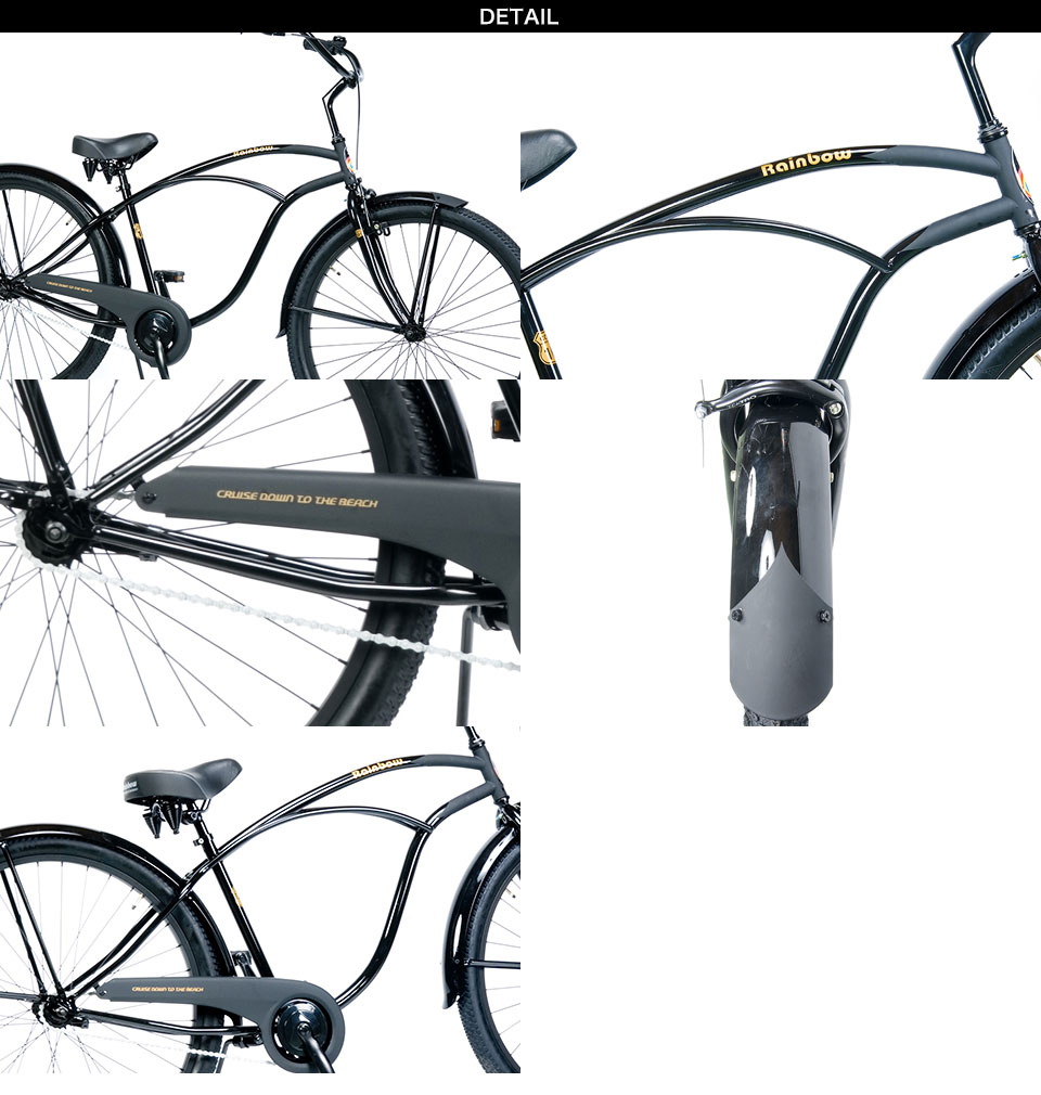 楽天市場】RAINBOW BEACHCRUISER/レインボービーチクルーザー PCH101