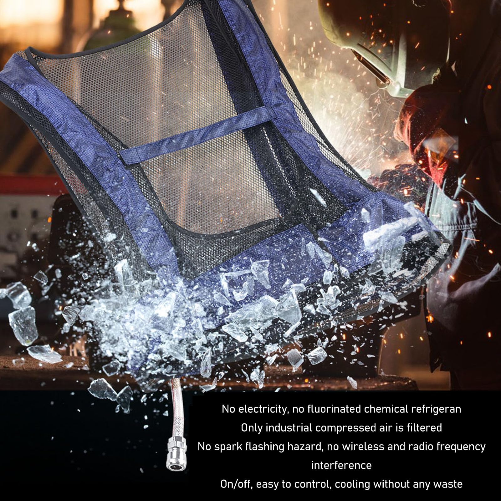 楽天市場】【送料無料】個人用 冷却器 エアー装置 クールベスト 個人用