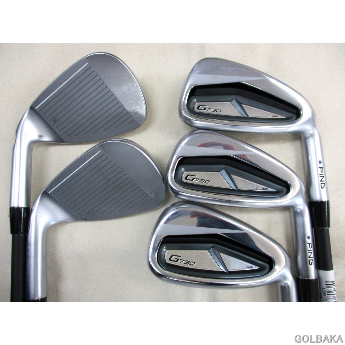 楽天市場】【中古】B：ピン G730アイアンセット5本（＃7-W.U） ロフト