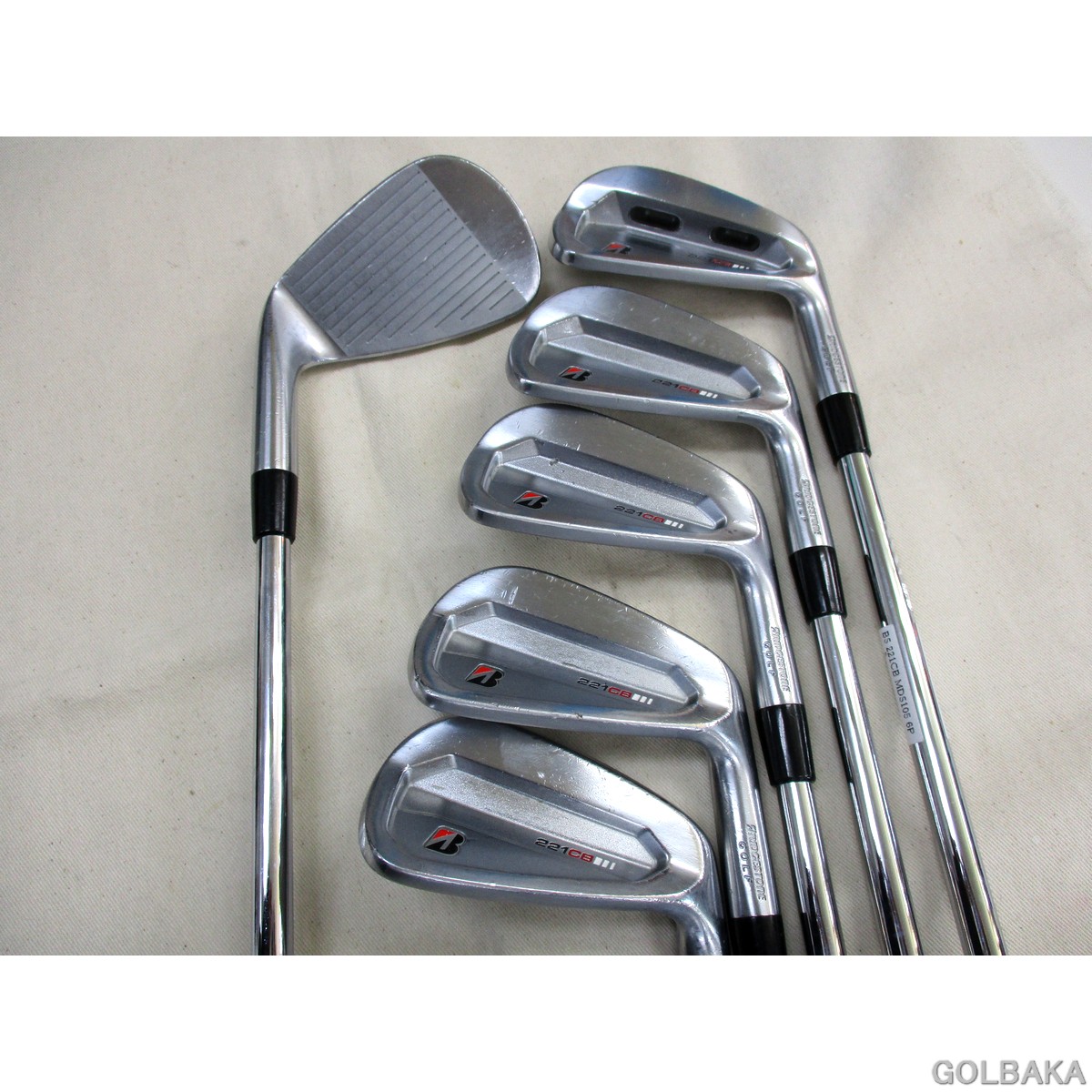 楽天市場】【中古】C：ブリヂストン 221CBアイアンセット6本（＃5-P
