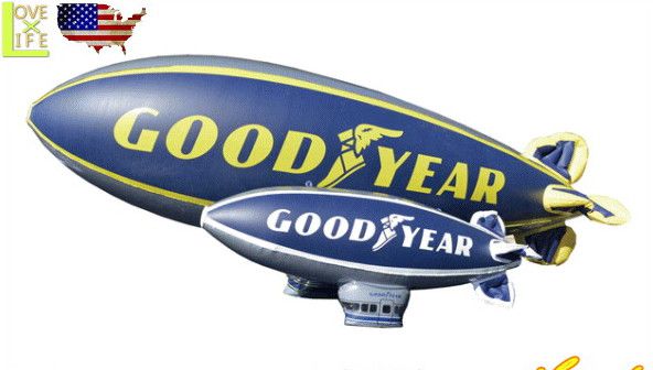 楽天市場】【アメリカン雑貨】インフレータブルブリンプ グッドイヤー