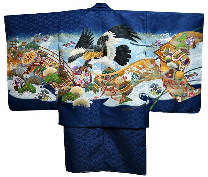 楽天市場】七五三 753 着物 男の子 袴 セット 3歳羽織袴 フルセット 鷹