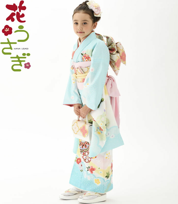 楽天市場】七五三 着物 7歳 女の子 着物フルセット 花うさぎ ブランド