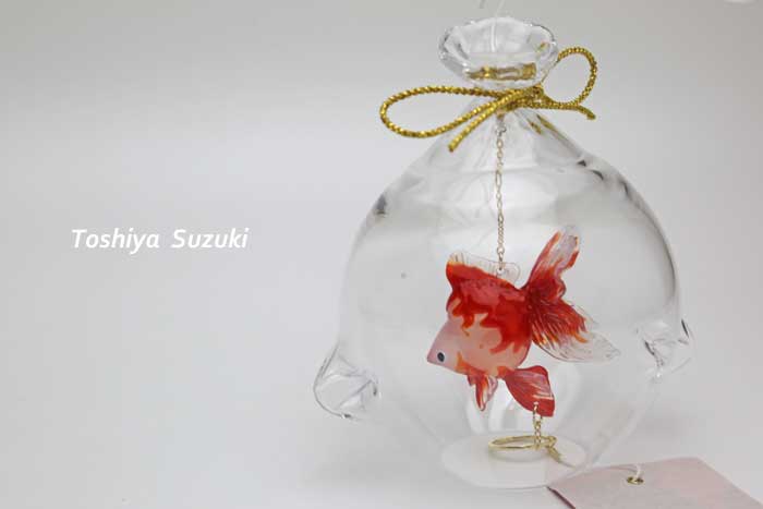 楽天市場】「そらとぶきんぎょ（琉金）」風鈴・ガラス風鈴・風鈴市