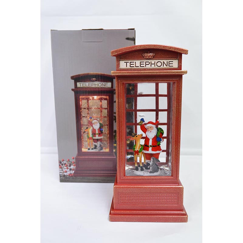 楽天市場】電話ボックス型 サンタクロースとトナカイ クリスマス
