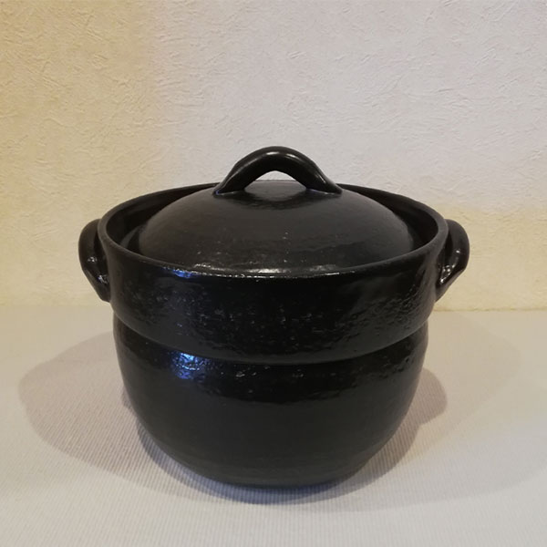 楽天市場】【取寄品】 萬古焼 黒萬古ごはん鍋 ＜4合炊＞4合炊き 四合