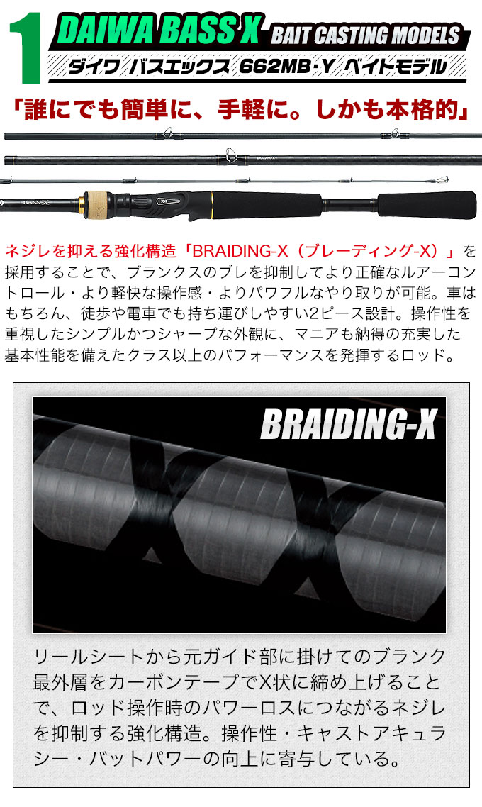 楽天市場】(B10)【代引き不可】ダイワ BASS X ブラックバス釣り入門