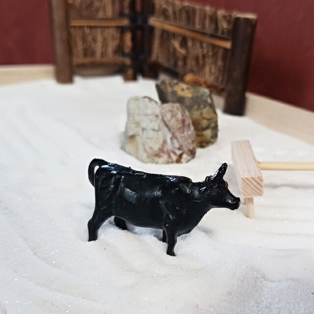 楽天市場】ミニチュア 置物 飾りフィギュア 盆景 牛（うし）銅製 添配