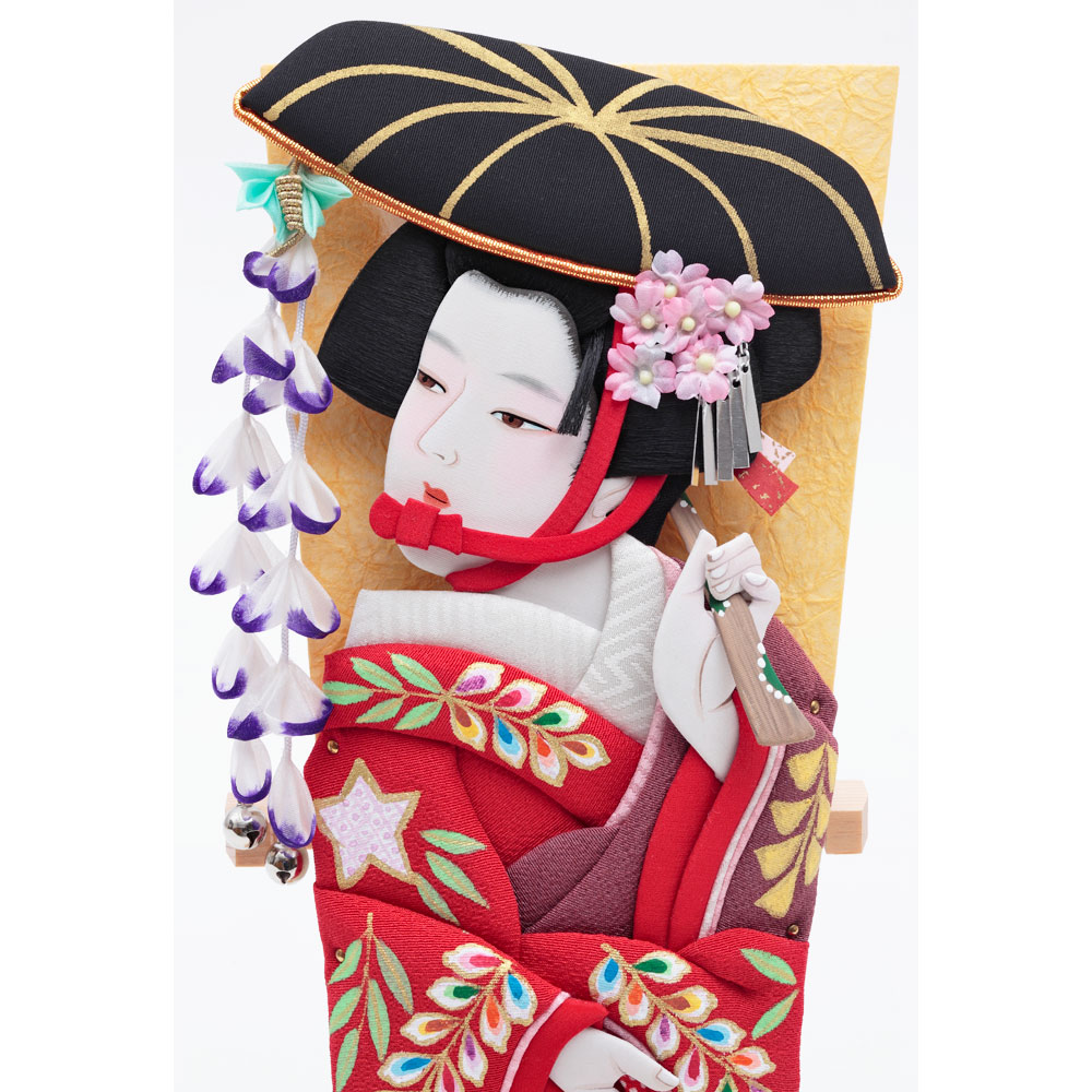 楽天市場】送料無料 久月監製 むさしや豊山作 手描き 照明付衝立羽子板