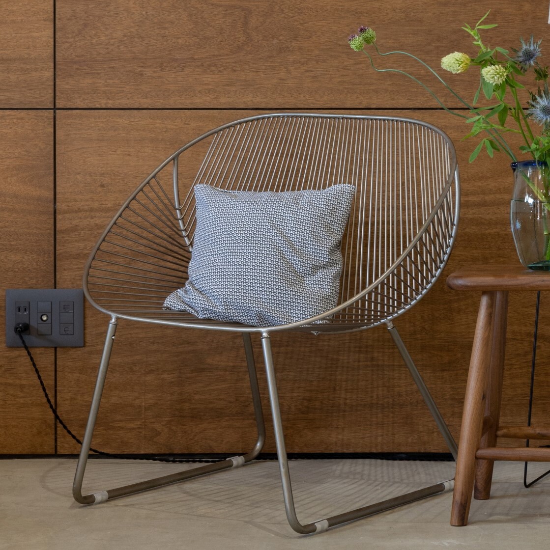 楽天市場】アイアンチェア ミーチェ 幅70cm 高さ71cm 奥行60cm 座面高