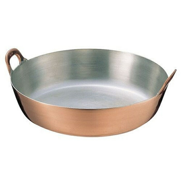 楽天市場】日本製 銅 揚げ鍋 両手鍋 銅鍋 30cm なべ 家庭用 業務用