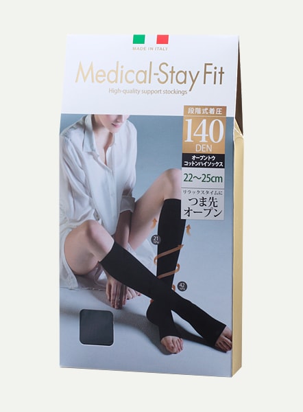 楽天市場】【イタリア医師が設計】着圧弾性ソックス メディカルステイ