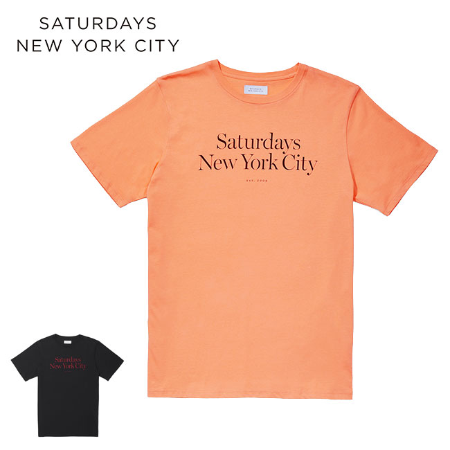 楽天市場】Saturdays NYC サタデーズ ニューヨークシティ ロゴTシャツ