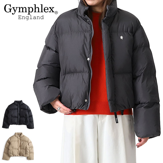 楽天市場】Gymphlex ジムフレックス スタンドカラー ショート丈 ダウン
