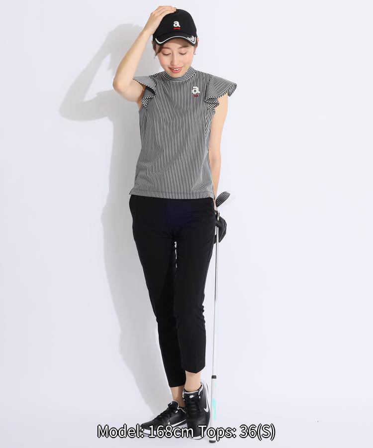 楽天市場】アルチビオ ストライプフリルスリーブカットソー ゴルフ