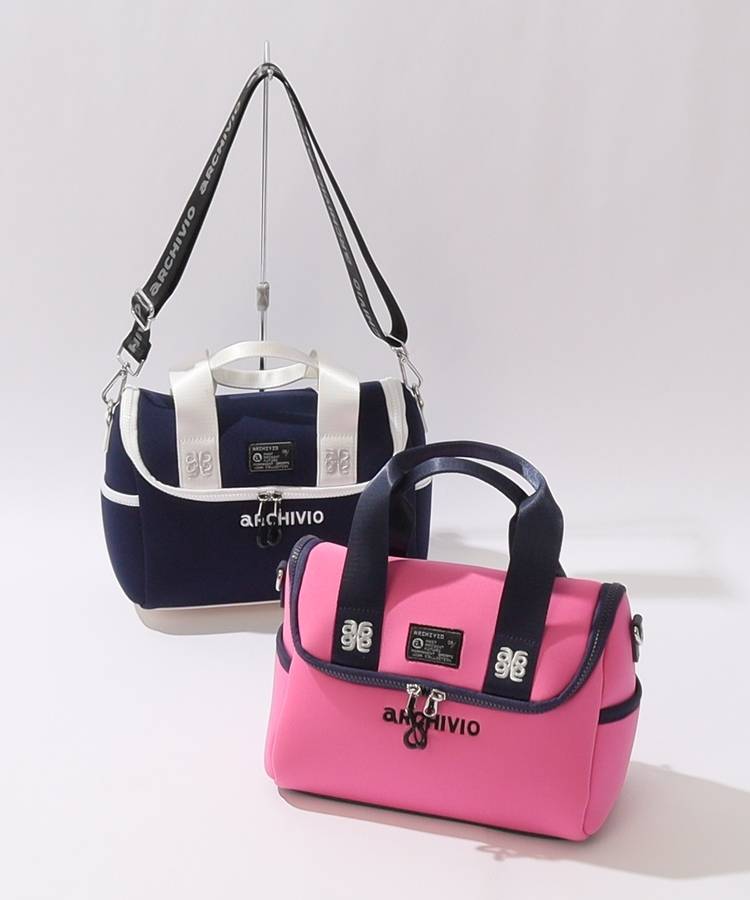 楽天市場】アルチビオ ロゴショルダー付きポンチカートバッグ : 私