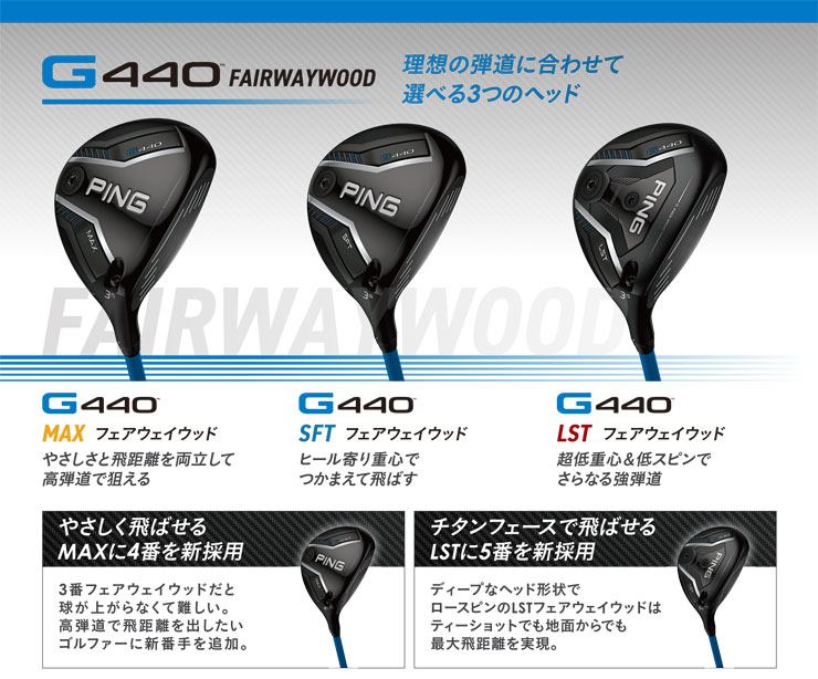 楽天市場】[SALE価格] ピン G440 MAX フェアウェイウッド フジクラ