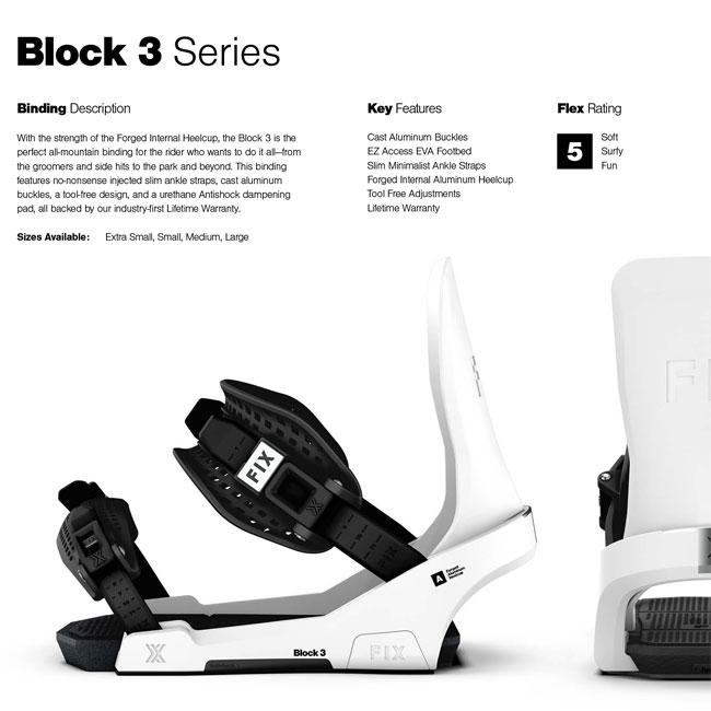 楽天市場】FIX ビンディング BINDING BLOCK3 25-26 バインディング