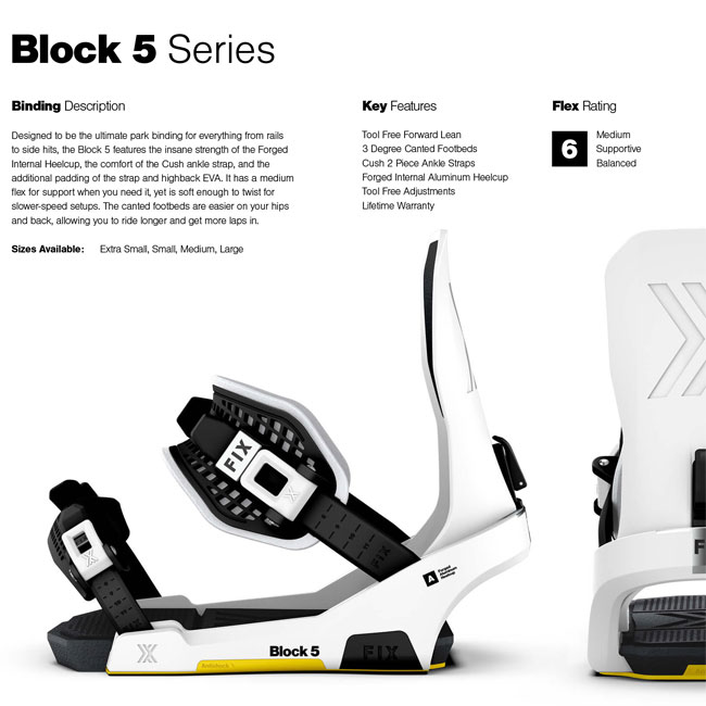 楽天市場】FIX ビンディング BINDING BLOCK5 25-26 バインディング