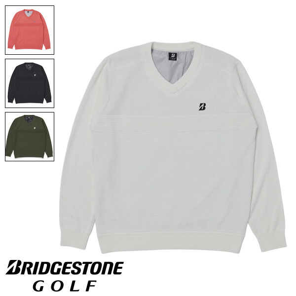 楽天市場】ブリヂストン tour b 長袖vネックセーターの通販