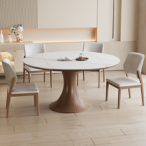 楽天市場】ダイニングテーブル セラミック 大理石風 伸長式テーブル