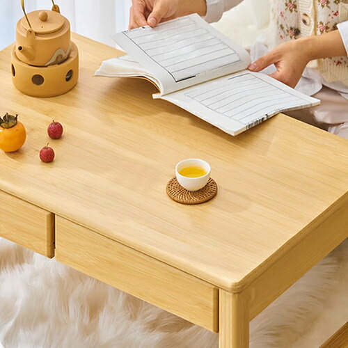 楽天市場】文机 幅60cm ナチュラル 竹材 小机 座用 おしゃれ ロー