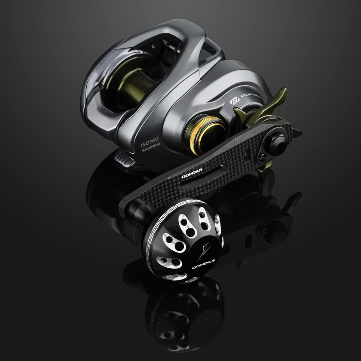 楽天市場】【送料無料】 ゴメクサス パワー ハンドル リール カスタム