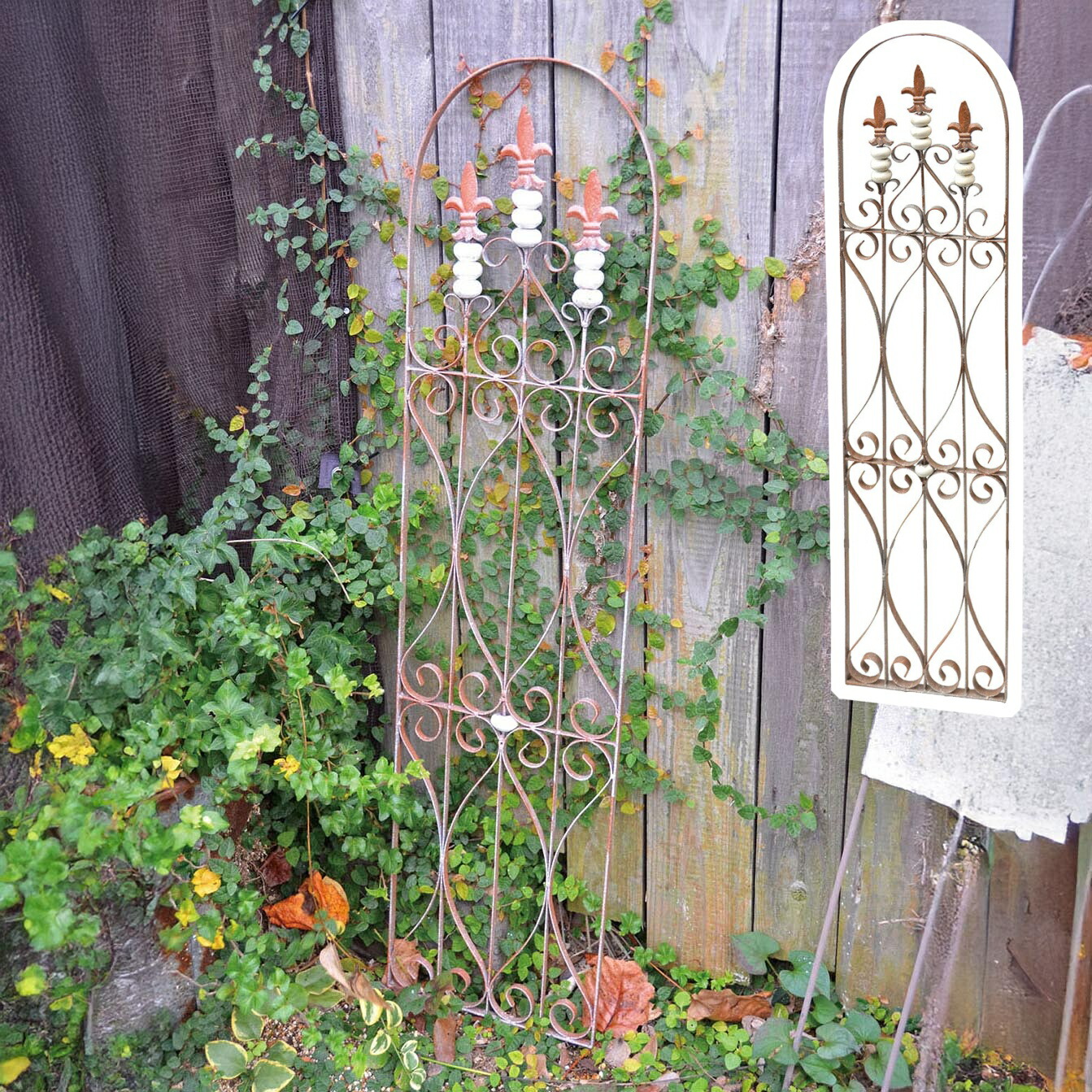 楽天市場】アイアンガーデンゲート アンティーク風 レリス カーデン