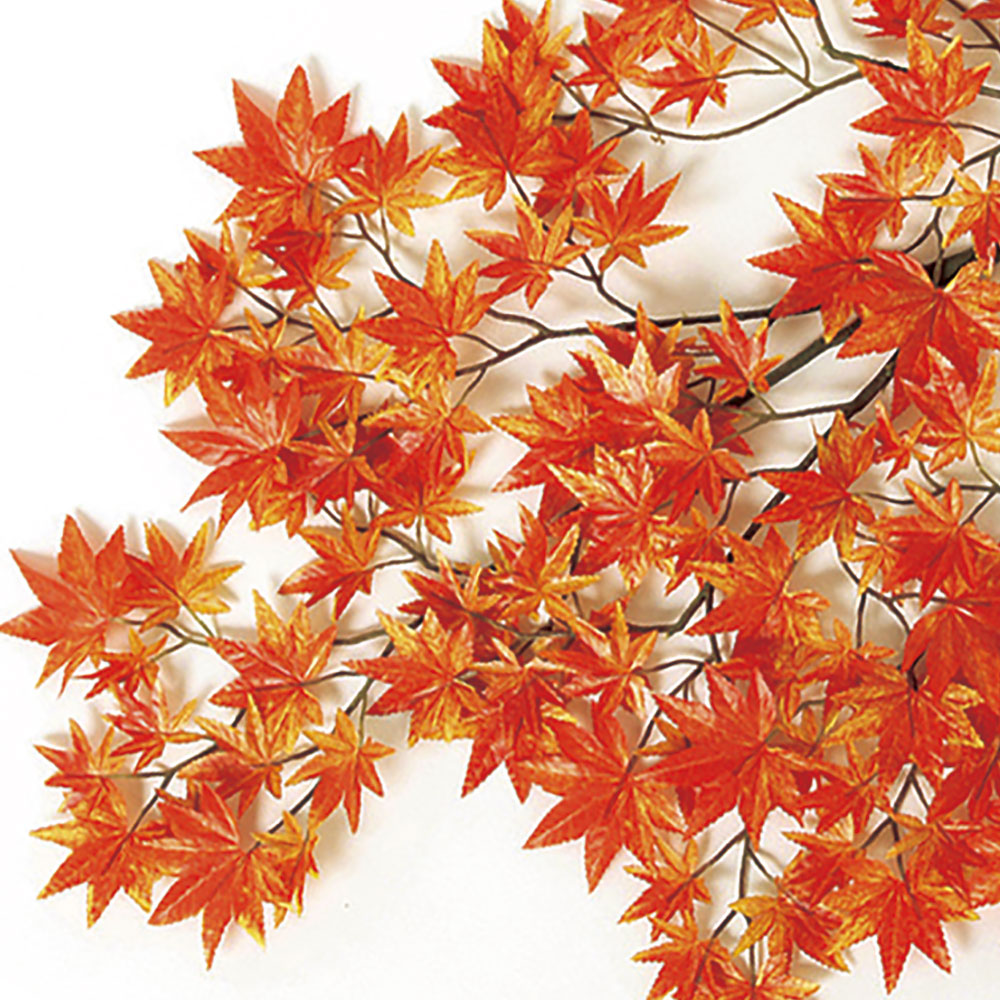 楽天市場】フェイクグリーン 大型 赤 モミジ もみじ 紅葉 山もみじ 山
