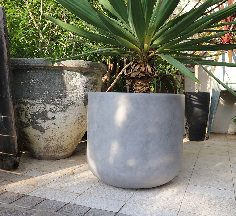 楽天市場】植木鉢 おしゃれ 大型 人気 プランター ファイバークレイ
