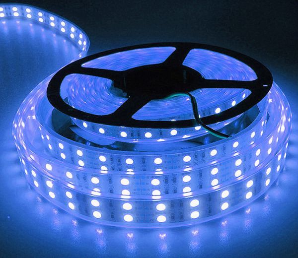 楽天市場】LEDテープライト 二列式 完全防水 DC24V専用 SMD5050 防水