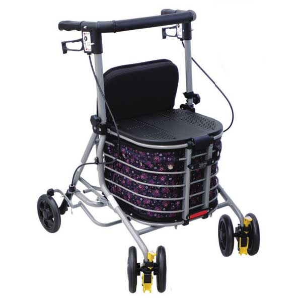 楽天市場】歩行車【島製作所 四輪歩行車 シンフォニーバスケットSP