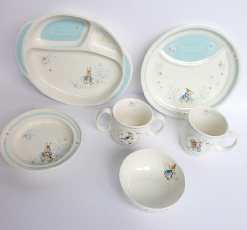 楽天市場】ピーターラビット 食器セット ランチセット ベビー食器 出産