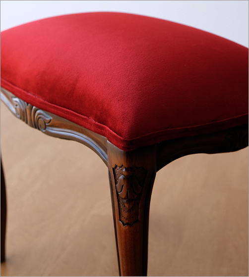 楽天市場】スツール 猫脚 アンティーク おしゃれ クッション 玄関 椅子