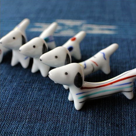 楽天市場】箸置き 犬 セット 陶器 有田焼 おしゃれ かわいい 可愛い