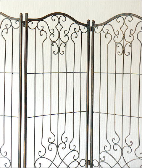 楽天市場】パーテーション パーティション アイアン 3連 180cm