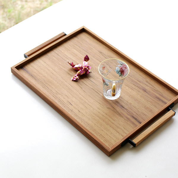 楽天市場】トレー トレイ 木製 おしゃれ お盆 チーク材 スタッキング